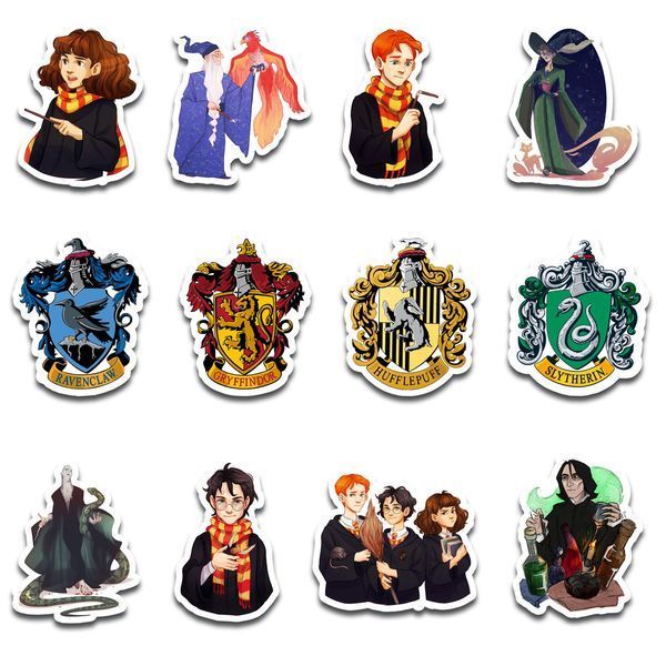 Стікерпак Набір наклейок GeekLand Гаррі Поттер Harry Potter 45 штук SP HP 01 2455596806 фото