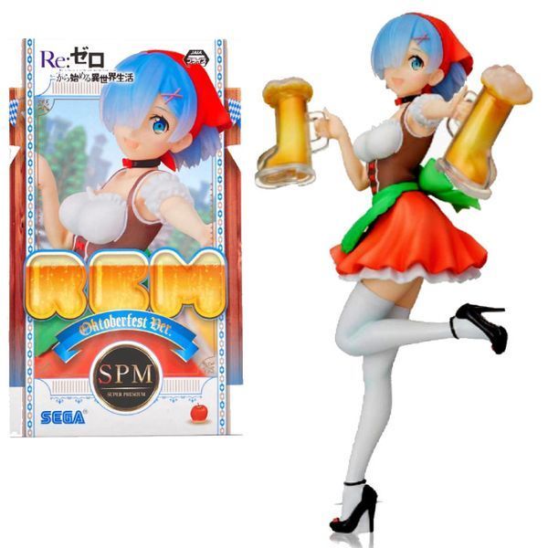 Фигурка Sega&nbsp;Рэм Октоберфест&nbsp;Re Zero Ram Ре Зеро 20 см RZ R 234 WST RZ R 234 фото