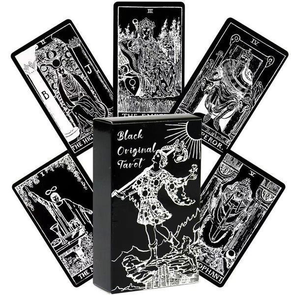Карти Таро Оригінальне Чорне (Black Original Tarot) 3174031862 фото