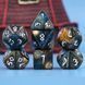 Кости игральные многогранные 7шт, 4-20 граней, дайсы, пластик Dice 031 2470627203 фото 3