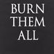 Екосумка GoT "Burn them all", Чорний, англійська 2603864153 фото 5