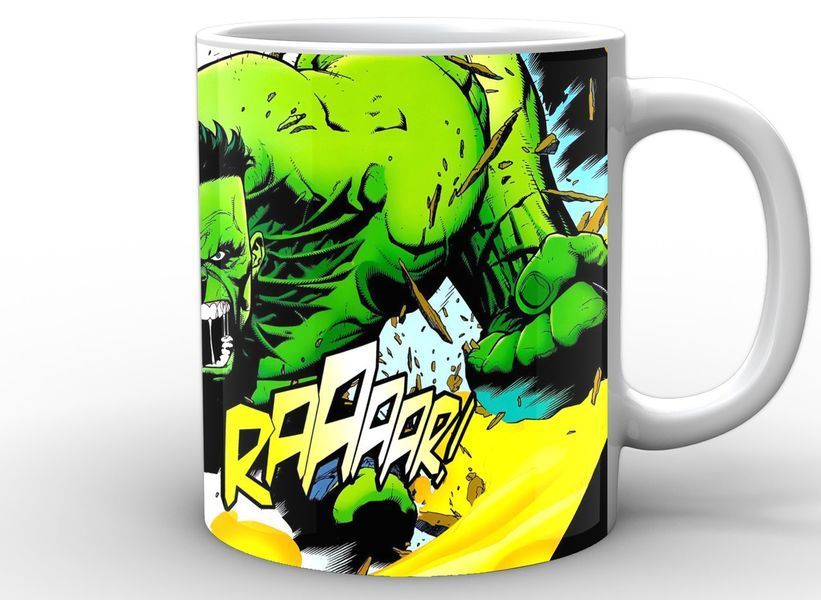 Кухоль Geek Land білий Халк Hulk comics HU.02.002 HU.02.002 фото