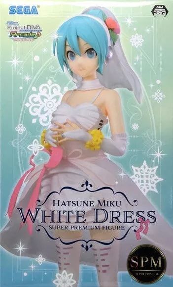 Фігурка Sega Вокалоїд Хацуне Міку Vocaloid Hatsune Miku White Dress 23 см S V HM WD 23 2463041722 фото