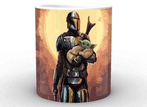 Кружка GeekLand Звёздные войны Мандалорец Мандалорец и Йода Star Wars The Mandalorian TM.04.04 TM.04.04 фото