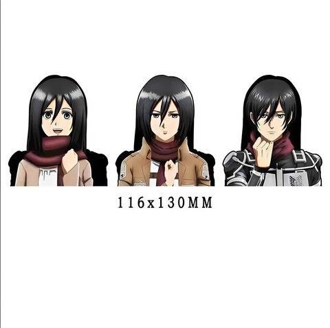 Голографічна наклейка Атаки титанів Attack on Titan Мікаса hs 5 2887485370 фото