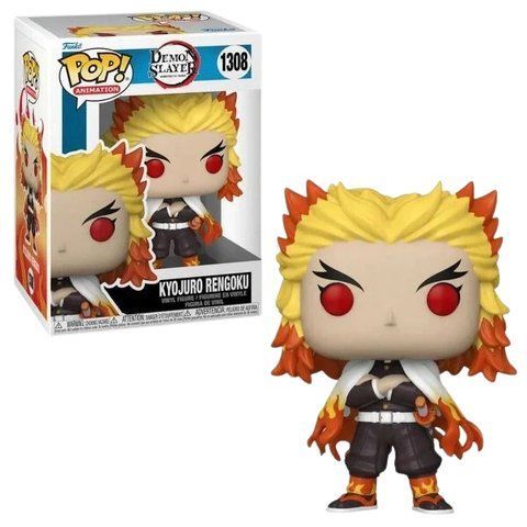 Фигурка Фанко Поп Клинок рассекающий демонов Кёджуро Ренгоку Funko Pop Demon Slayer Rengoku DS R 1308 DS R 1308 фото