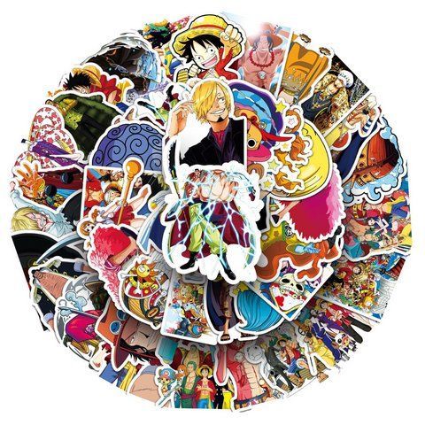 Стікерпак Ван Піс Набір наклейок GeekLand One Piece 50 штук 2881880150 фото