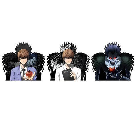 Голографическая наклейка Тетрадь смерти Ягами Лайт Кира Death Note Light Yagami Kira 6 х 6 см 2887495960 фото