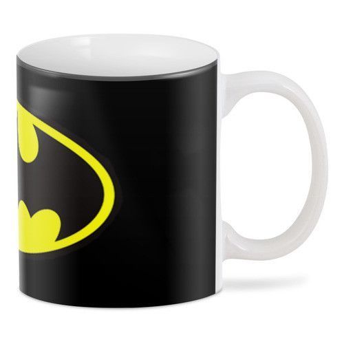 Кружка GeekLand біла Бетмен Batman Бетмен символ Бетмена та супермена BM.02.036.714 BM.02.036 фото