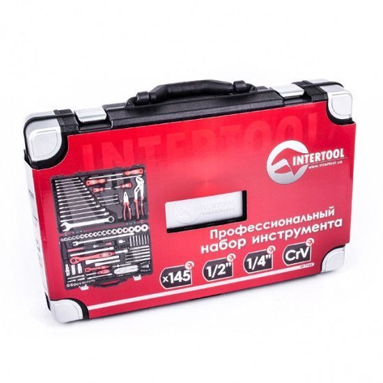 Профессиональный набор инструментов 145 ед. INTERTOOL ET-7145 2355721606 фото