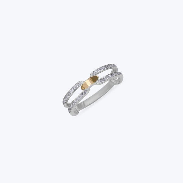 Кольцо серебряное Капелька Счастья 925 18 размер 5107-02SG-656k-16 фото