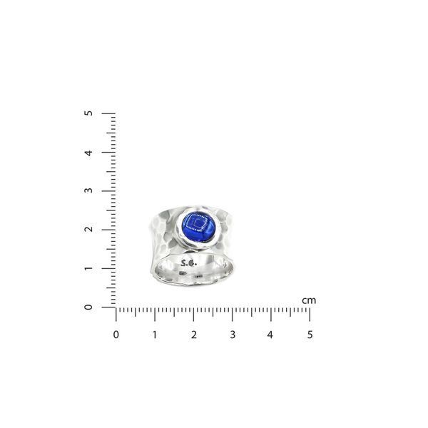 Кольцо Цефеида sapphire 8мм 925 17 48-11102S02-5073k фото