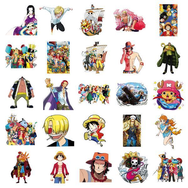 Стікерпак Ван Піс Набір наклейок GeekLand One Piece 50 штук 2881880150 фото