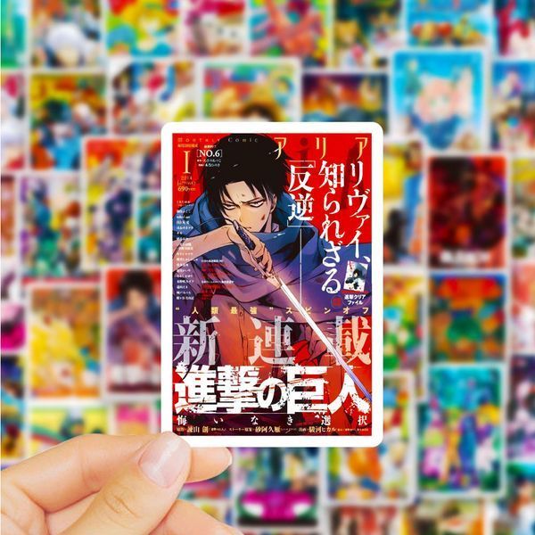Стікерпак Епоха манги: Легенди та герої Набір наклейок GeekLand Manga Era: Legends and Heroes 250 штук 2881874841 фото
