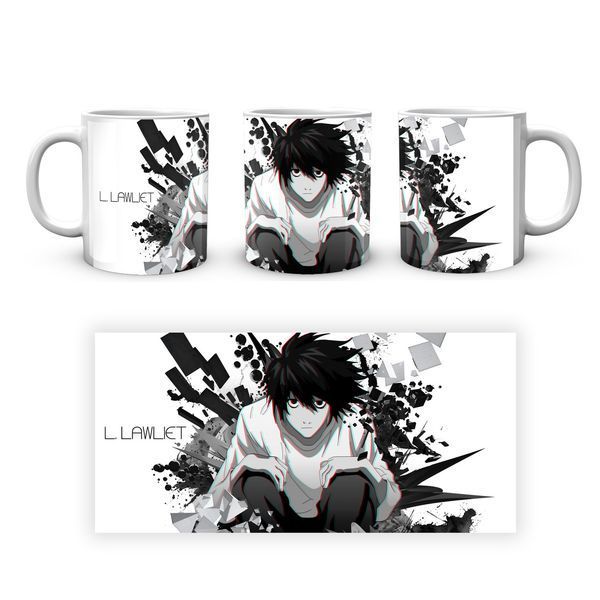 Кружка чашка Death Note Тетрадь Смерти L Сидит CP 03.381.679 CP 03.381.679 фото