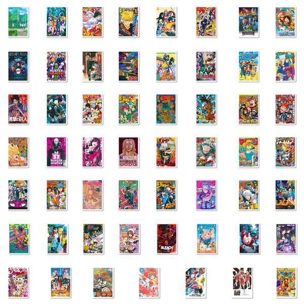 Стікерпак Епоха манги: Легенди та герої Набір наклейок GeekLand Manga Era: Legends and Heroes 250 штук 2881874841 фото
