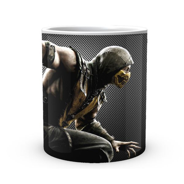 Кухоль GeekLand Mortal Kombat Мортал Комбат Скорпіон Стійка MK.02.376.785 MK.02.376.785 фото