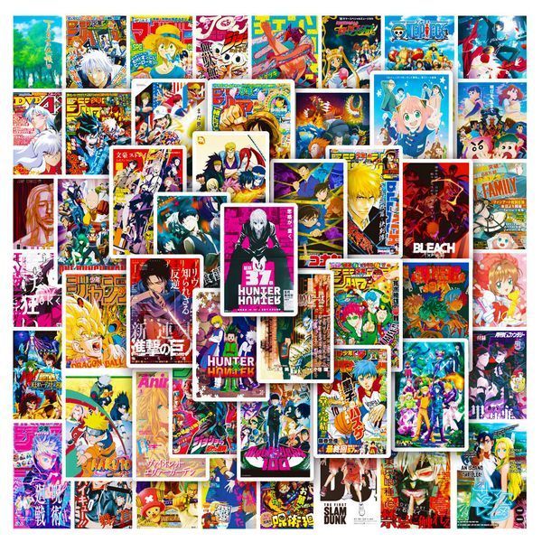Стікерпак Епоха манги: Легенди та герої Набір наклейок GeekLand Manga Era: Legends and Heroes 250 штук 2881874841 фото