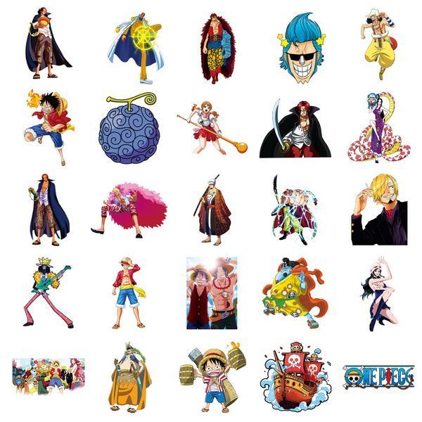 Стікерпак Ван Піс Набір наклейок GeekLand One Piece 50 штук 2881880150 фото
