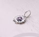 Кулон квітка срібна Соняшник Amethyst 925 Zirkon 256-S23-5203p фото 7