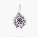 Кулон квітка срібна Соняшник Amethyst 925 Zirkon 256-S23-5203p фото 6
