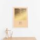 Постер "Карта города" персонализированный А3, gold-nude, gold-nude BD-pl-40 фото 1