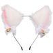 Косплей аксесуар Cat ears Котячі вушка білі AC CE 04 AC CE 04 фото 1