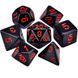 Кости игральные многогранные 7шт, 4-20 граней, дайсы, пластик Dice 032 2470627204 фото 1