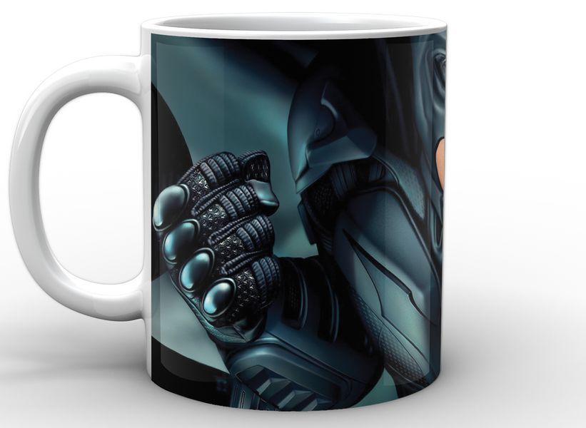 Кружка GeekLand белая Бэтмен Batman Бэтмен супергерой BM.02.038 BM.02.038 фото