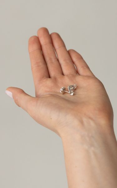 Пусети срібні Відображення Crystal 925 139-S09-5129s фото