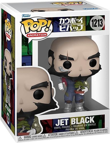 Фігурка Funko Pop Фанко Поп Ковбой Бібоп Cowboy Bebop&nbsp;Jet Black&nbsp;w/Bonsai&nbsp;Джет Блек 10 см FP CB JB 1213 FP CB JB 1213 фото