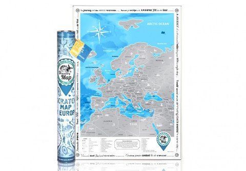 Скретч-карта Discovery Maps Europe англійською мовою 2276649002 фото