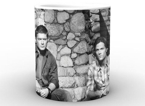 Кружка GeekLand Supernatural Сверхъестественное Дин и Сэм в черно белом SN.02.020 SN.02.020 фото