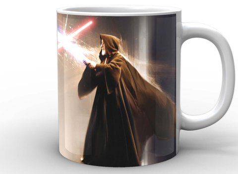 Кружка Geek Land белая Звёздные войны Star Wars схватка SW.002.10 SW.002.10 фото