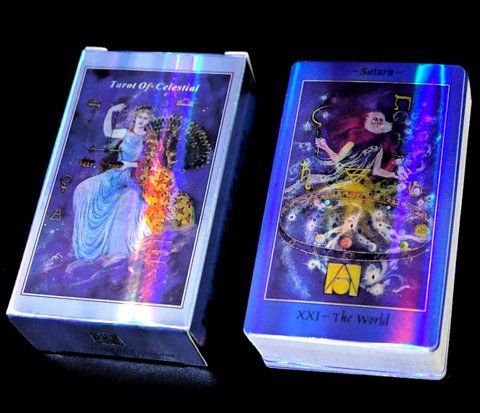 Карты Небесное Таро голография Tarot of Celestial 2569388992 фото