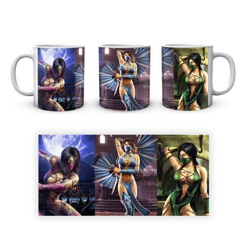 Кружка GeekLand Mortal Kombat Мортал Комбат Милина Китана Джейд MK.02.376.431 MK.02.376.431 фото