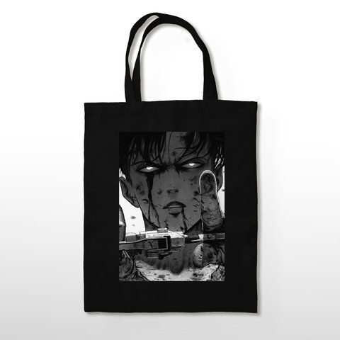 Шоппер эко-сумка Атака на титанов Attack on Titan Леви Аккерман BAG AL 08 BAG AL 08 фото