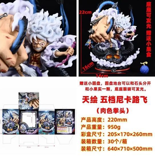 Фігурка Bandai KING OF ARTIST One Piece Luffy GEAR5 Ван Пис Луффі 5 Гір 16 см KOA OP L G5 2690965886 фото