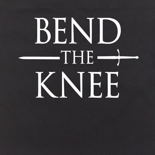 Экосумка GoT "Bend the knee", Черный, английский 2603864155 фото
