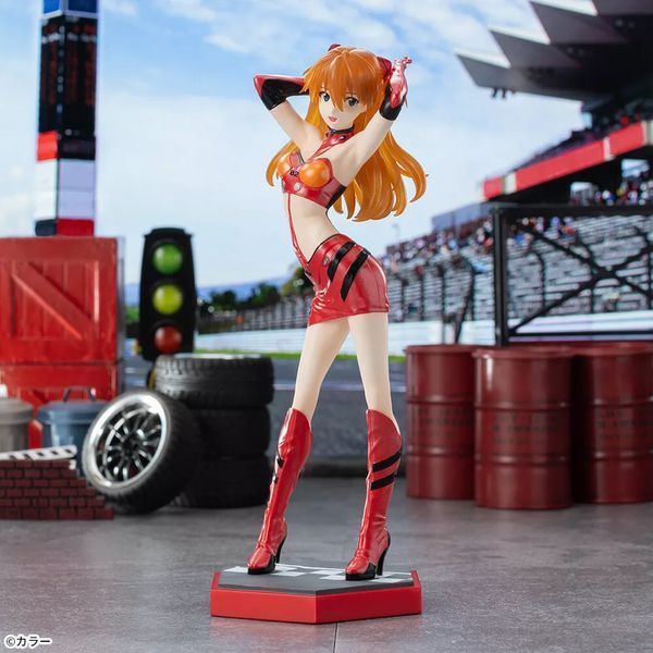 Фигурка Sega Евангелион Аска Evangelion Asuka Racing 22 см S E AR 22 S E AR 22 фото