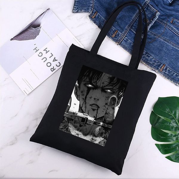 Шоппер эко-сумка Атака на титанов Attack on Titan Леви Аккерман BAG AL 08 BAG AL 08 фото