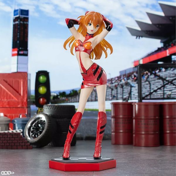 Фигурка Sega Евангелион Аска Evangelion Asuka Racing 22 см S E AR 22 S E AR 22 фото