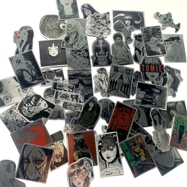 Стикерпак Дзюнди Ито Набор наклеек GeekLand Junji Ito 50 штук 2881878559 фото