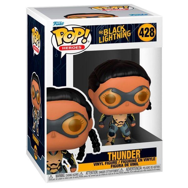 Фігурка Funko Pop Фанко Поп ДС Чорна Блискавка Грім DC Black Lightning Thunder 10 см DC BL T 428 DC BL T 428 фото