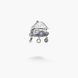 Брошь Хатка Mini Light Amethyst 925 Сонях 237-S20-0229b фото 1