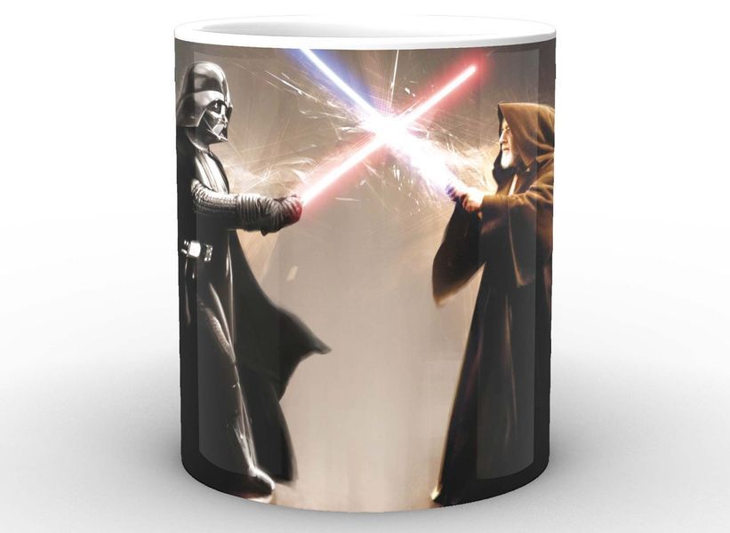 Кружка Geek Land белая Звёздные войны Star Wars схватка SW.002.10 SW.002.10 фото