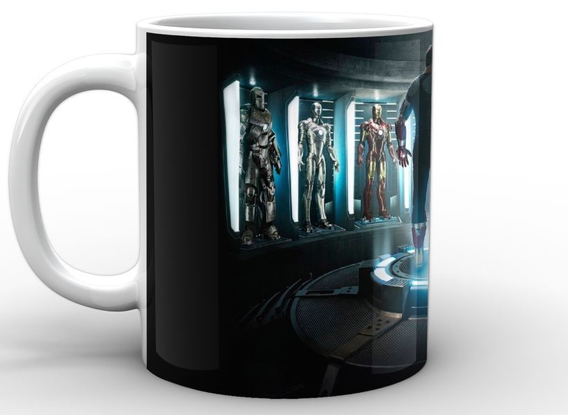 Кружка GeekLand біла Iron Man Залізна Людина тоні старк IM.02.056 1757923129 фото