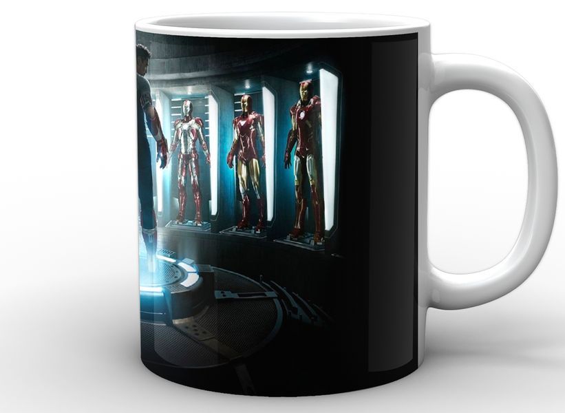 Кружка GeekLand біла Iron Man Залізна Людина тоні старк IM.02.056 1757923129 фото