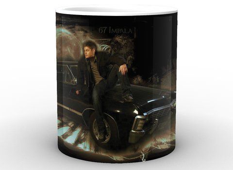 Кружка GeekLand белая Сверхъестественное Supernatural Дин на Импале SN.02.017.607 SN.02.017.607 фото