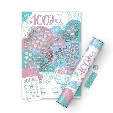 Скретч постер 100 ДЕЛ True Girl Edition 2355724024 фото
